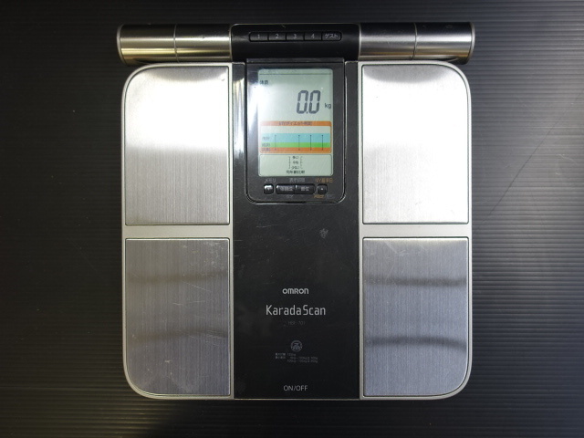 OMRON オムロン 体重体組成計 カラダスキャン HBF-701 両手両足測定★ 体重計 体組成計 ダイエット 体重