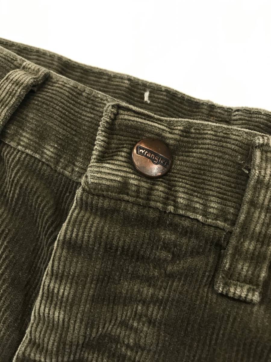 古着 293 16 コーデュロイ パンツ コーズ ビンテージ 80 70 USA vintage WRANGLER ラングラー デニム ストレート ジーンズ _画像3