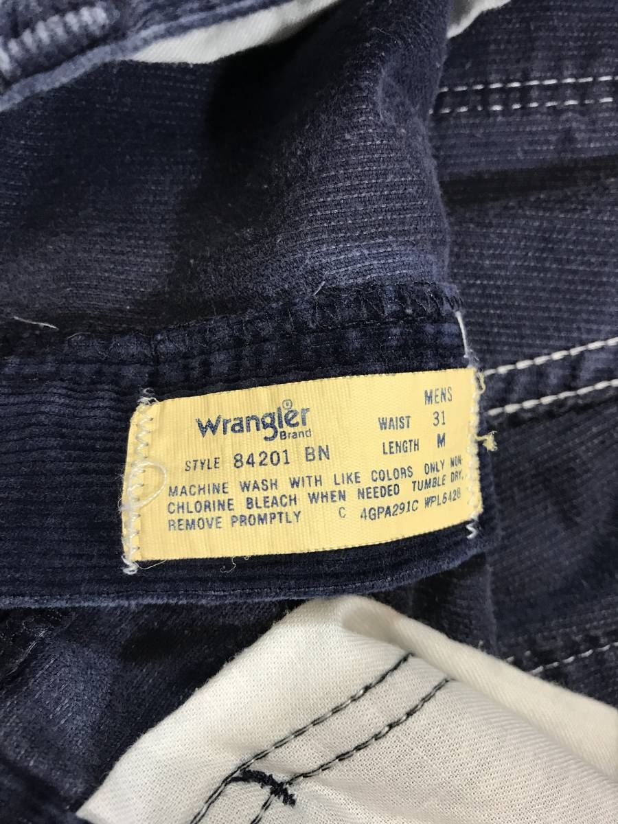 古着 294 W31 コーデュロイ パンツ コーズ ビンテージ 80 70 USA vintage Wrangler ラングラー デニム ジーンズ _画像4