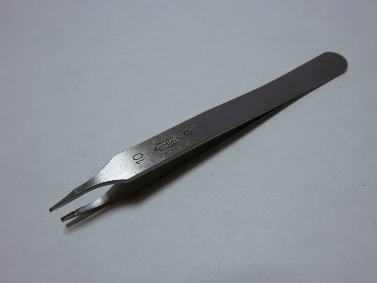 * unused! rare! Dumont(te.monto) Switzerland made hige modification for tweezers 0 clock tool *