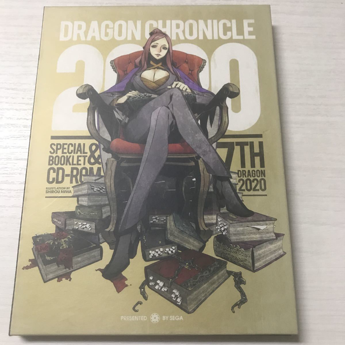 (SEH0419)CD 7TH DORAGON セブンスドラゴン ドラゴンクロニクル2020 スペシャルブックレット＆CD-ROM 中古品_画像1