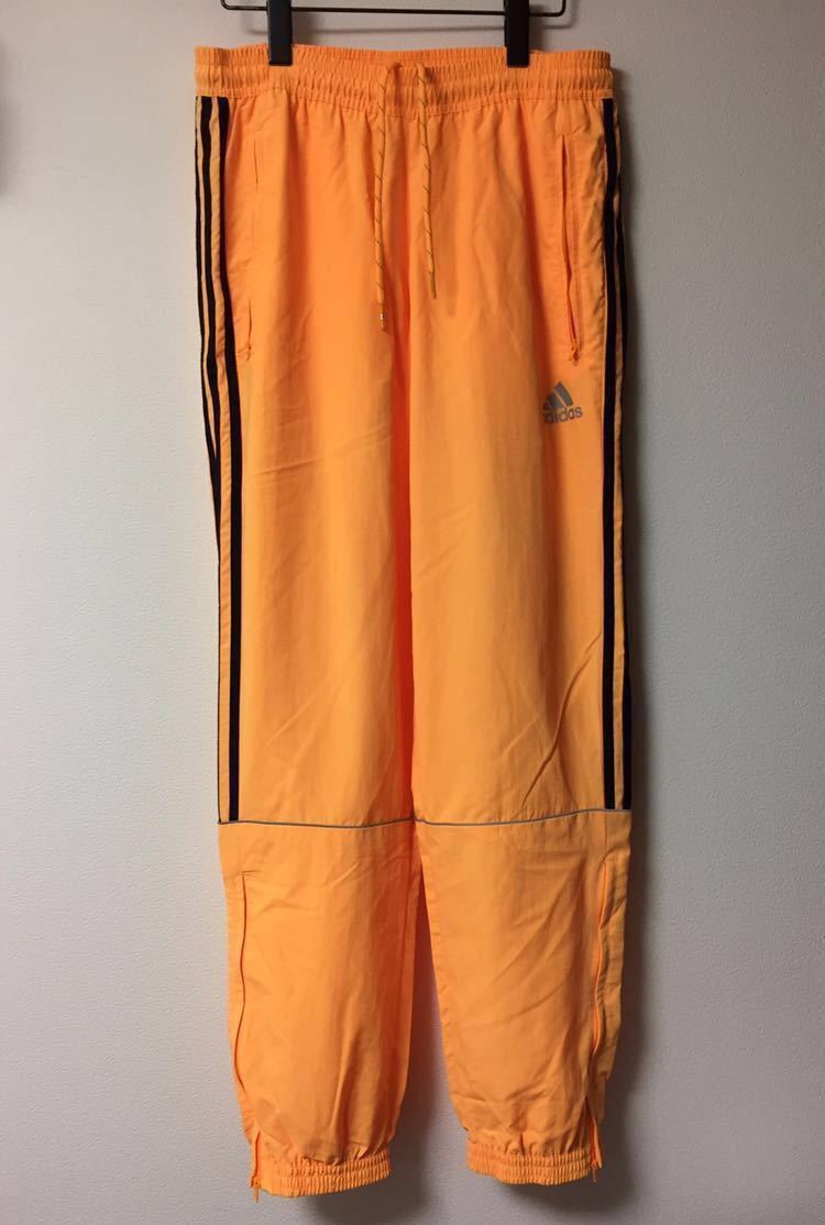 Gosha Rubchinskiy 18SS adidas Track Pant ナイロン トラックパンツ 裾ジップ ジャージ スウェット ワイド オレンジ 黒_画像1