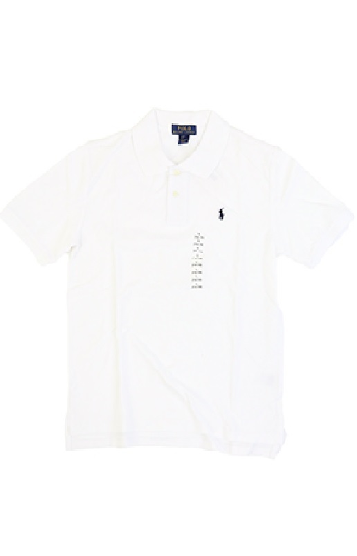  новый товар outlet 173 M(10-12) размер boys рубашка с коротким рукавом polo ralph lauren Polo Ralph Lauren одноцветный 