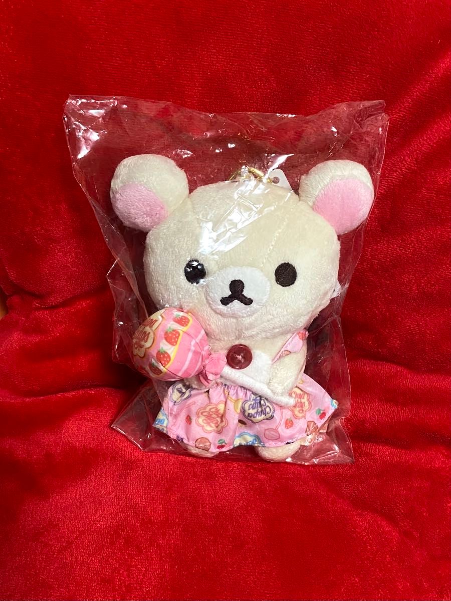 コリラックマ チュッパチャップス ぶらさげぬいぐるみ リラックマ チュッパチャップス コリラックマ ぶらさげ