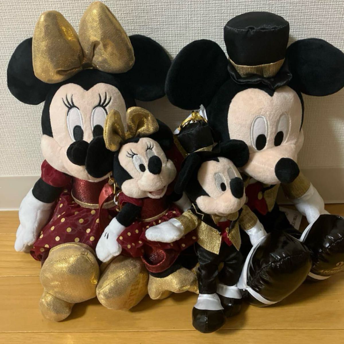 ディズニーストア 東京ディズニーリゾート 25周年 ミッキー ミニー ぬいぐるみ 東京ディズニーリゾート店限定】ミッキー ミニーセット 25周年