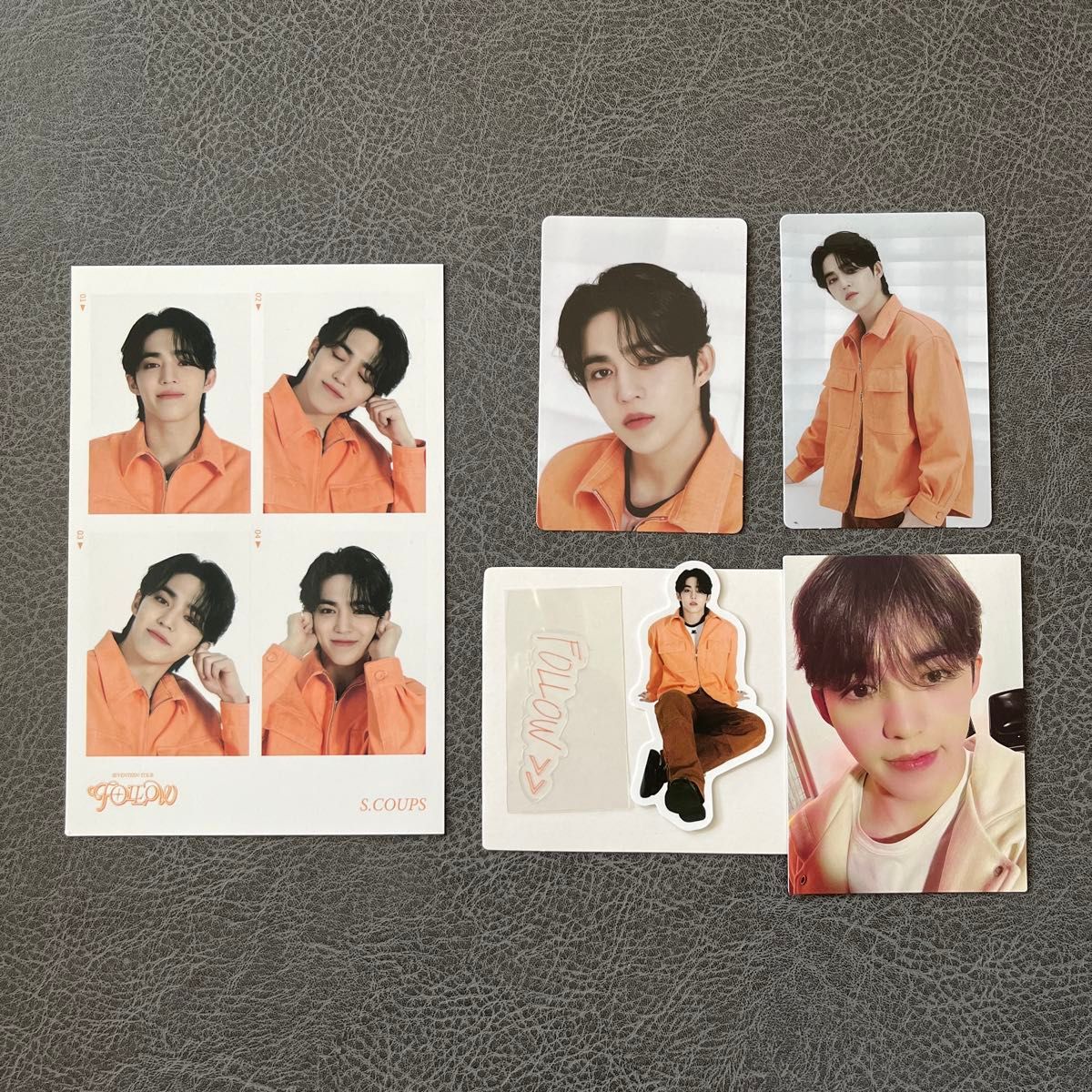 SEVENTEEN FOLLOW FELLOW トレカ エスクプス SEVENTEEN エスクプス FOLLOW トレカ 4カット ステッカー UV