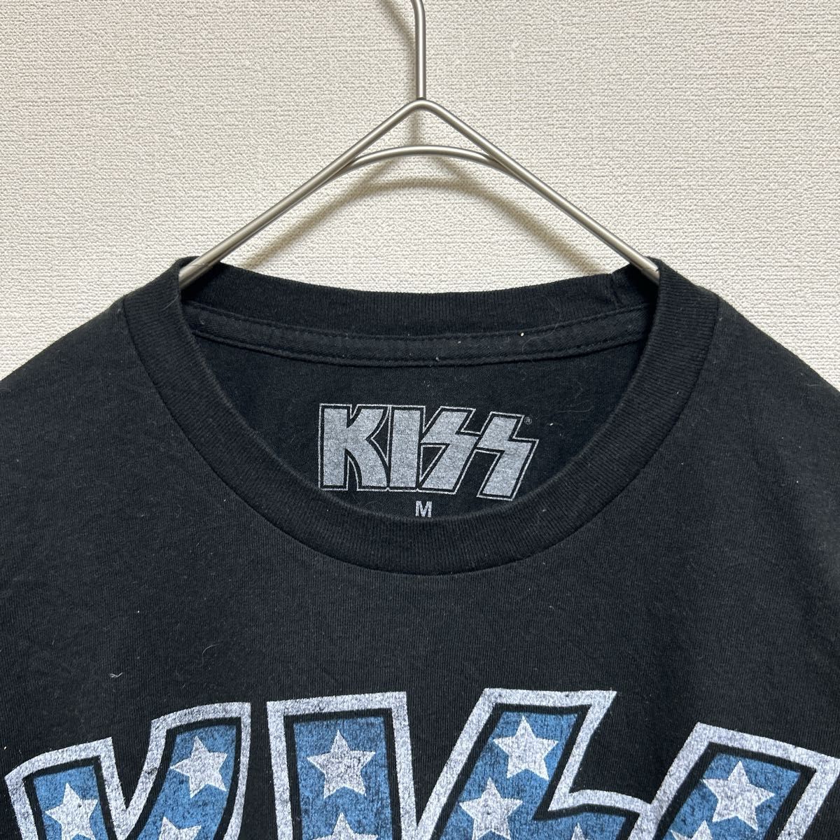 KISS ALIVE IN 77 バンドT バンT M ブラック キッス KISS ALIVE IN 77 バンドT バンT M ブラック キッス バンドT