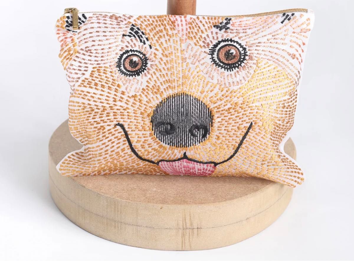 ★DOGフェア★【ブリジットタナカ】ワンちゃんトートバッグ 新品 brigitte tanaka ブリジット タナカ バッグ 刺繍 コーギー