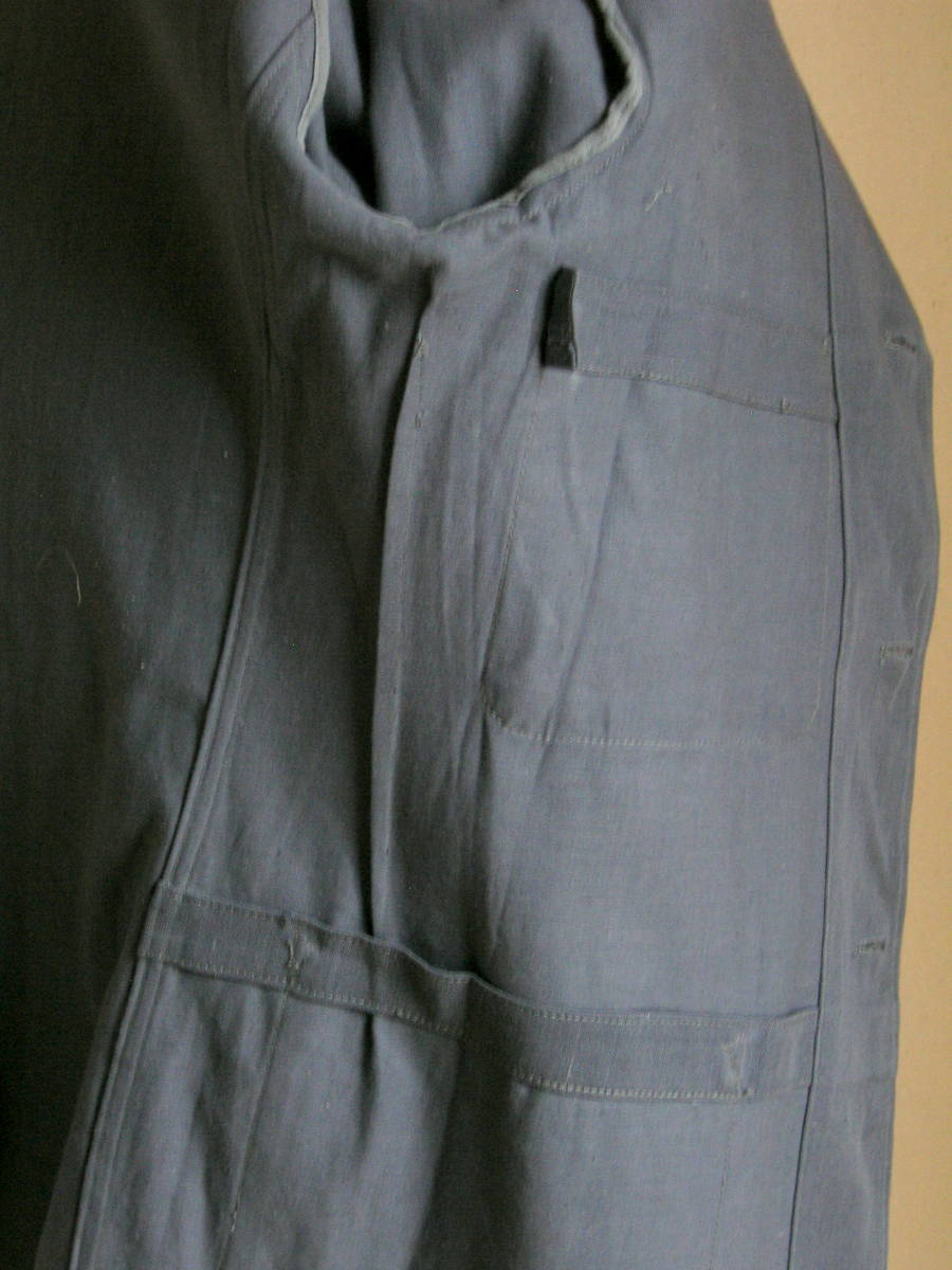 1950sイギリスポストマンツートンテーラードワークジャケット ブレザー ブリティッシュビンテージ コットン GPO_画像9
