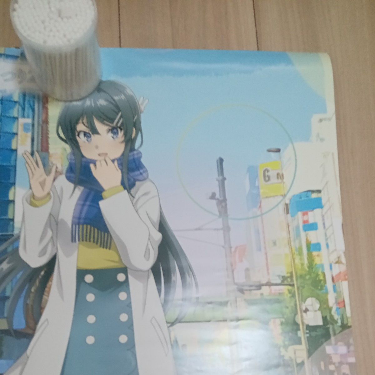 【新品】青ブタ展 非売品 桜島麻衣 B2ポスター 青春ブタ野郎 B 2 ポスター 100名 特別賞当選品 桜島麻衣 青ブタ