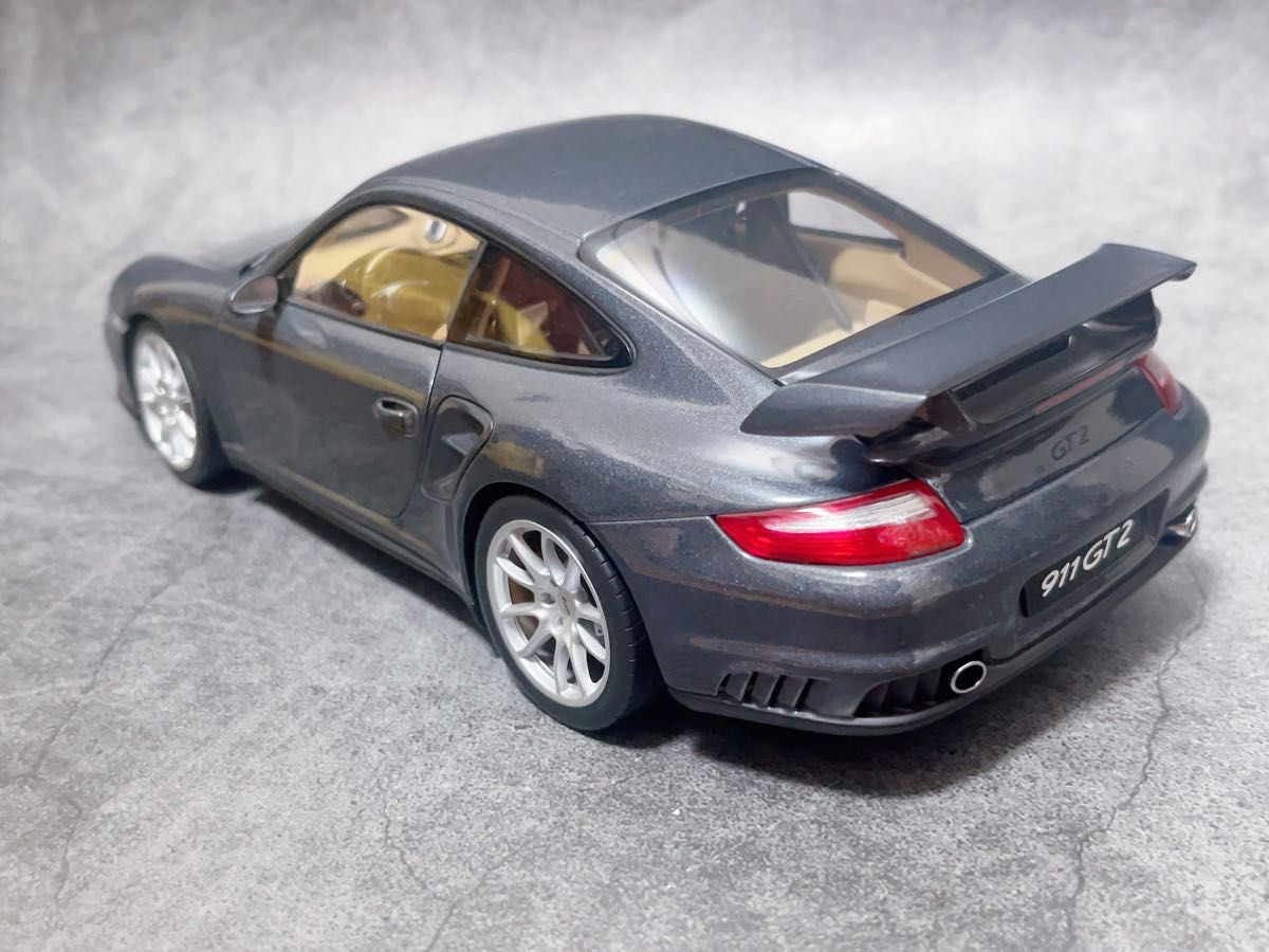autoart 1/18 ポルシェ 911 997 GT2 ダークグレイ autoart 1/18 ポルシェ 911 997 GT2 ダークグレイ オートア―ト