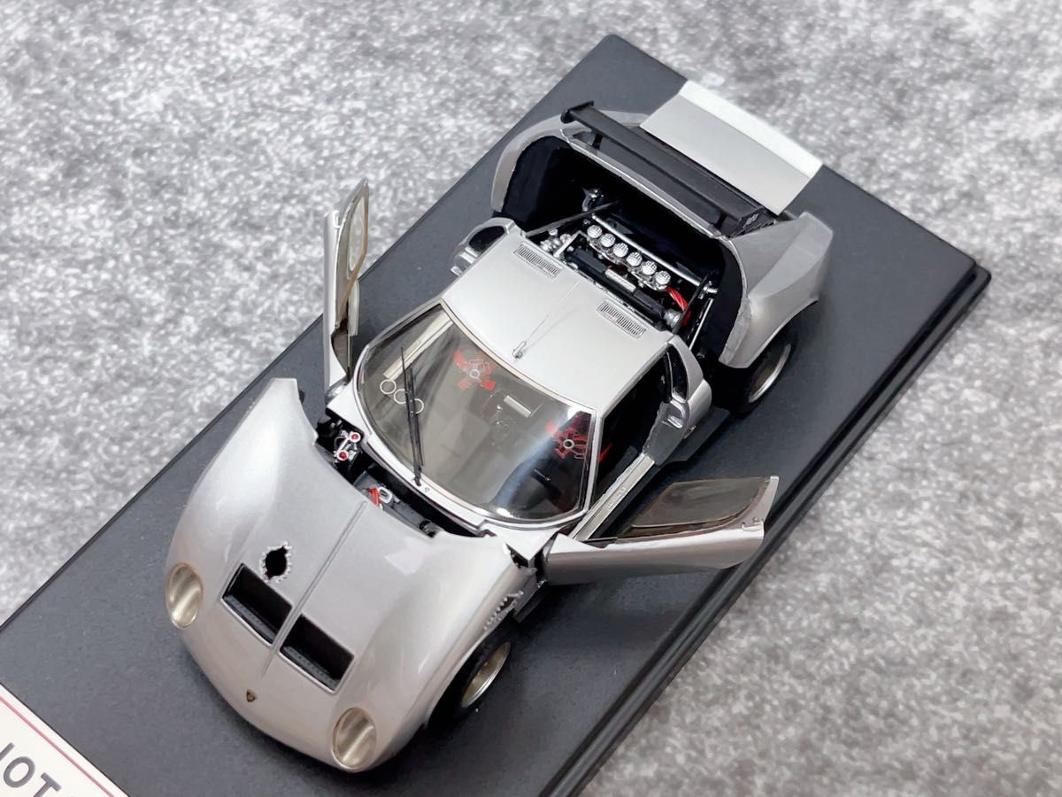 フロンティアート 1/43 ランボルギーニ ミウラ イオタ SVR シルバー フロンティアート 1/43 ランボルギーニ ミウラ イオタ SVR