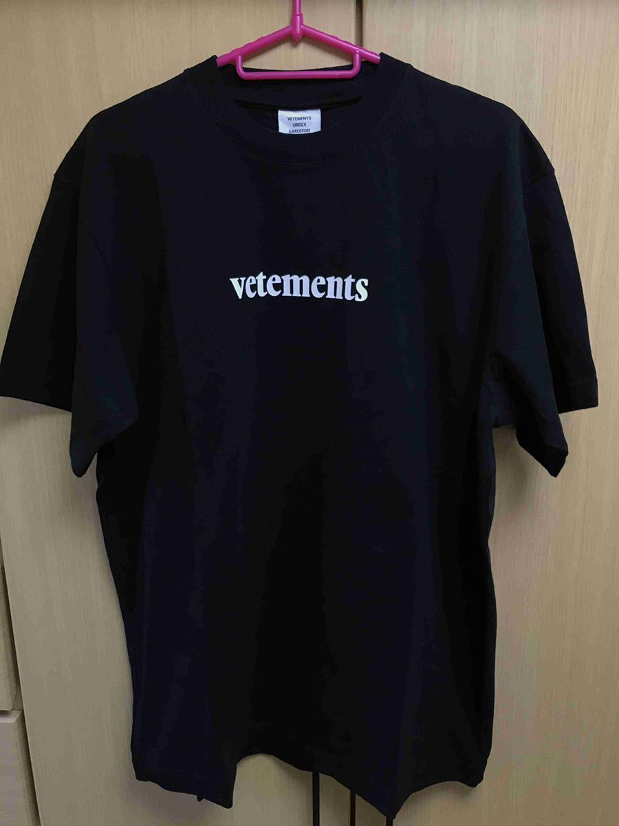 正規新品 20SS VETEMENTS ヴェトモン ビッグタグ パッチ ロゴ オーバー