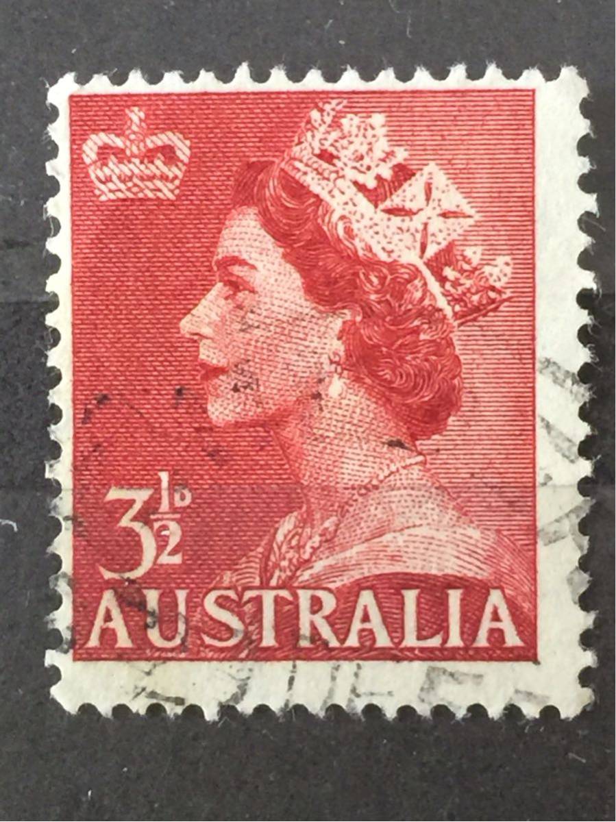 オーストラリア切手★ 女王 エリザベス2世 1959年_画像1