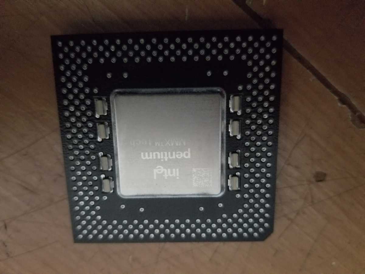 Intel Pentium MMX 166 MHz SY059 未確認ジャンク_画像1