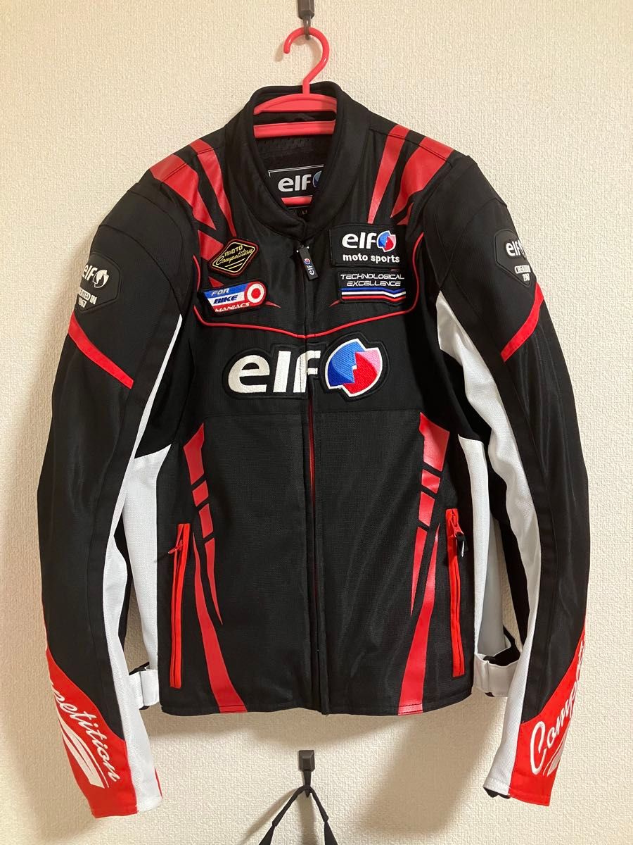 elf MOTO SPORTS メッシュジャケット LL elf メッシュジャケット LLサイズ プロテクター付き エルフ