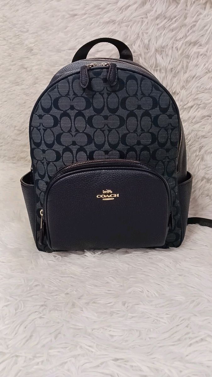 【美品】COACH コーチ シグネチャー バックパック リュック 5671