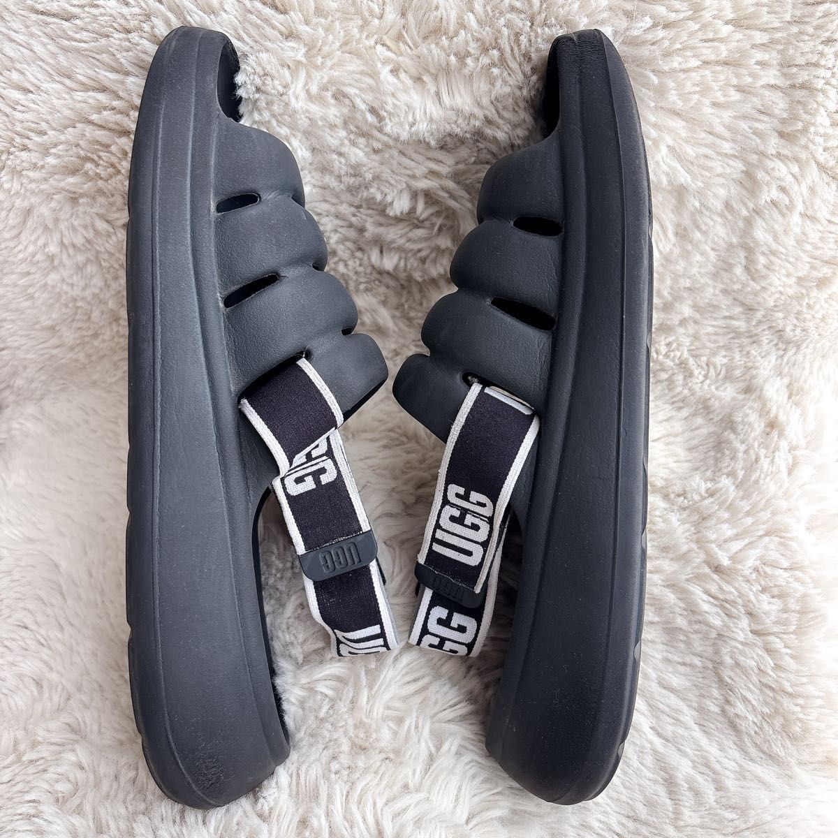 UGG アグ スポーツサンダル 厚底サンダル スポートイヤー ブラック 29cm UGG アグ Sport Yeah スポーツサンダル 厚底サンダル スポート