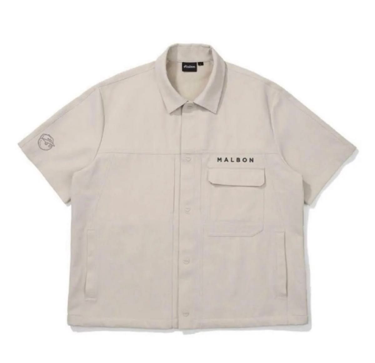 MALBON マルボンゴルフ メンズ ショートスリーブシャツ パンツ 2点セット 即発送 MALBON マルボンゴルフ メンズ ショートスリーブシャツ