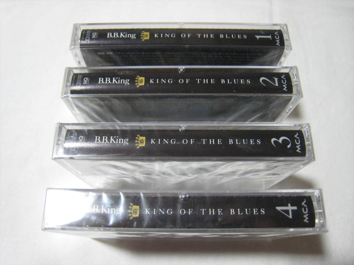 【カセットテープ】 B.B. KING / ★新品未開封★ KING OF THE BLUES US版 4本組 テープのみ Ｂ・Ｂ・キング_画像3