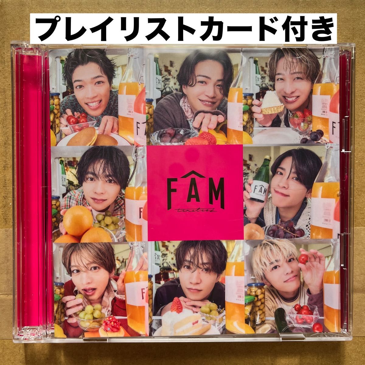 timelesz FAM 4形態セット プレイリストカード未使用 timelesz FAM アルバム 通常盤 CD 未使用プレイリストカード付き