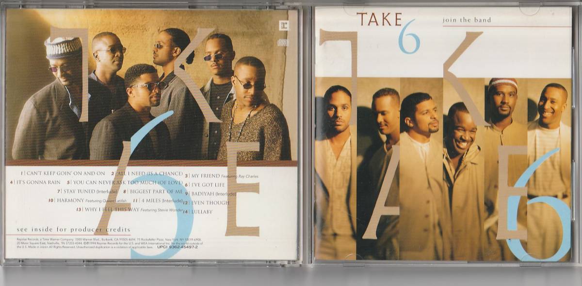 CD TAKE 6 THE BEST OF TAKE 6 ジョインザ・バンド Brothers_画像3