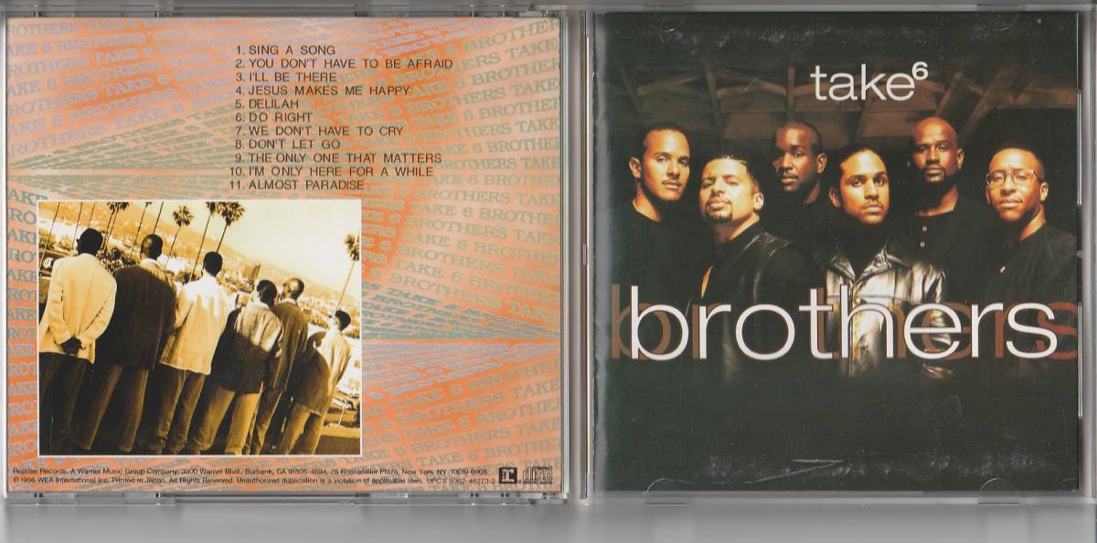 CD TAKE 6 THE BEST OF TAKE 6 ジョインザ・バンド Brothers_画像5