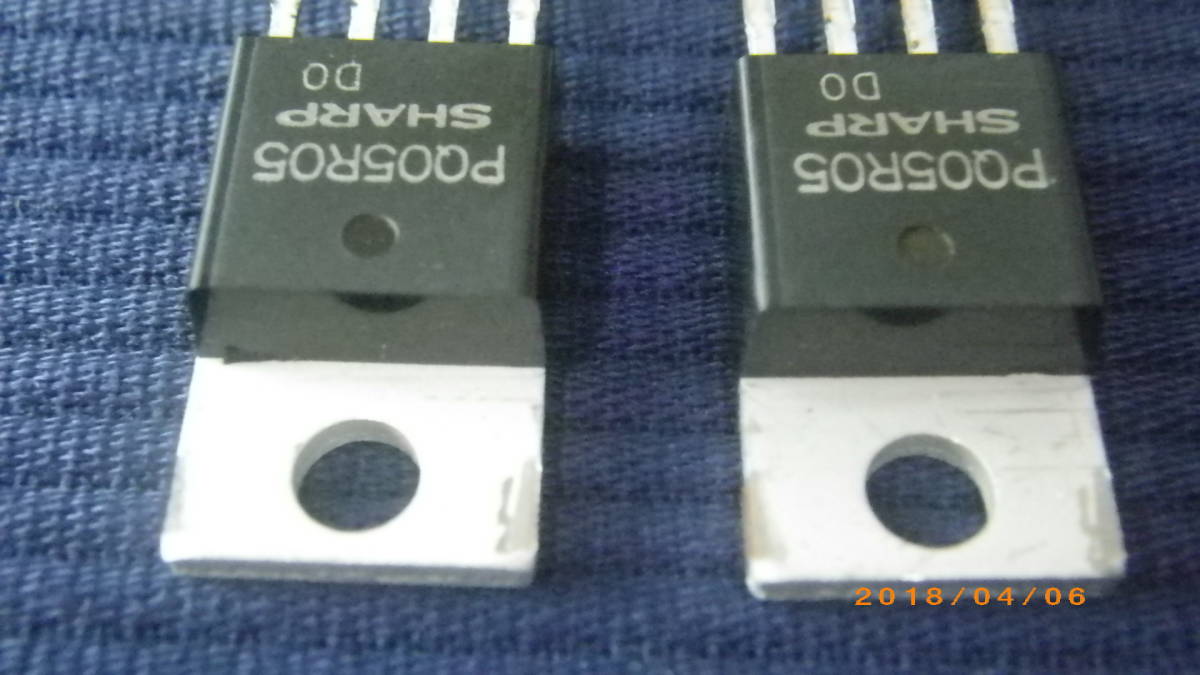 送料込　４本組　出力電圧可変型　低損失　レギュレータ　シャープ　ＰＱ０５Ｒ０５　未使用品_取付金具から見た画像例です。