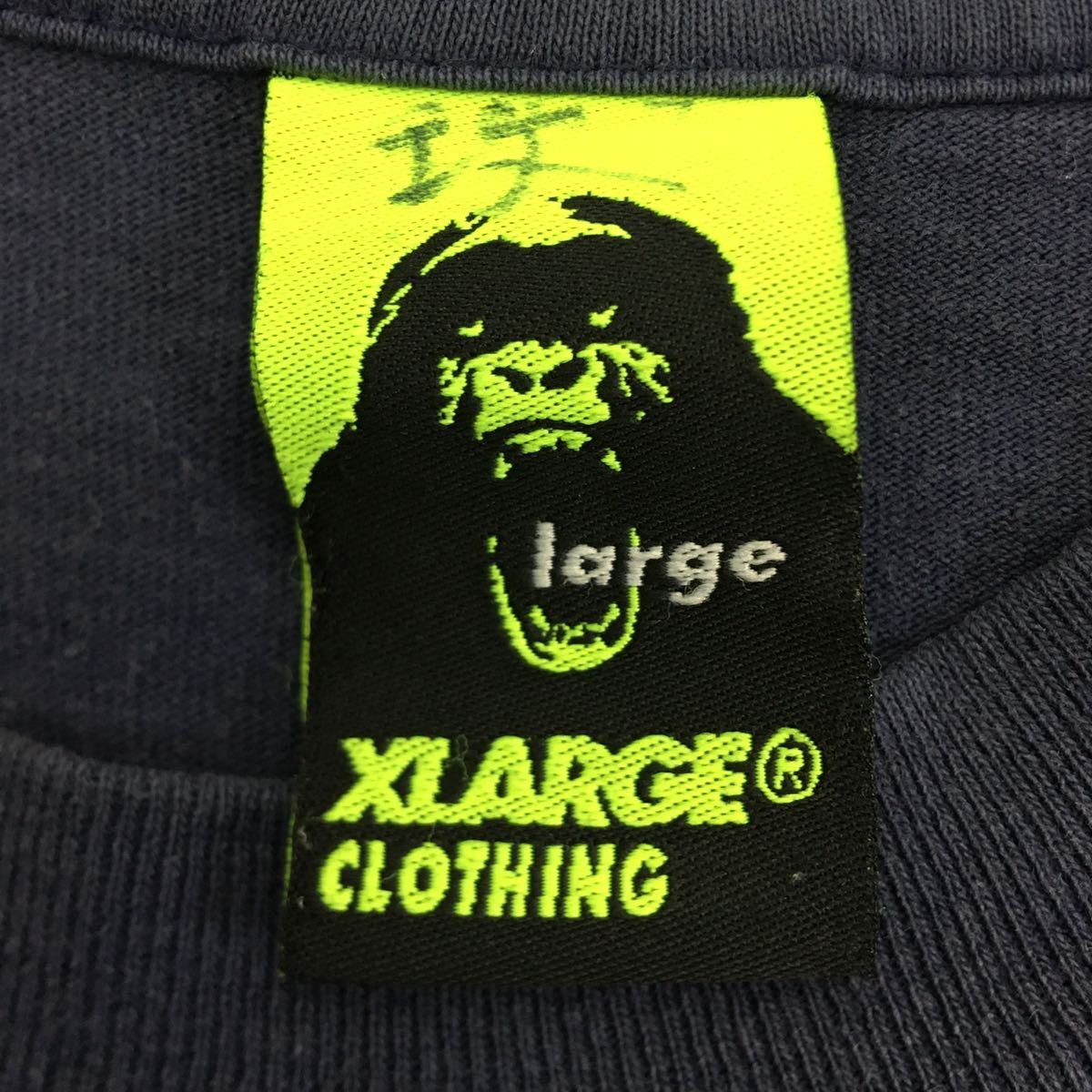  Vintage 90s[XLARGE] футболка USA производства L XLarge первый период обратная сторона . Street kaws деталь чай boys б/у одежда X Large 00s Y2K