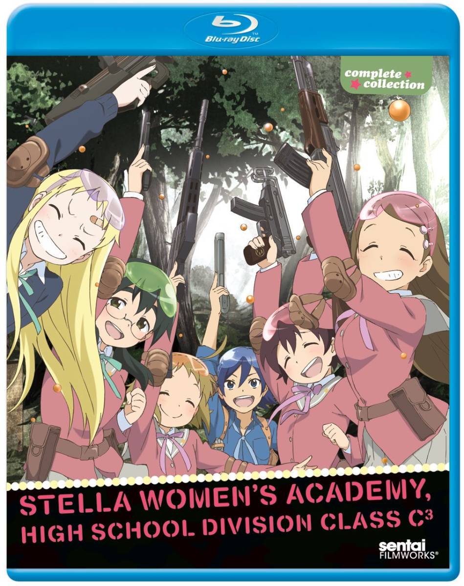 【送料込】ステラ女学院高等科C3部 全13話 (北米版 ブルーレイ) Stella Women's Academy blu-ray BD