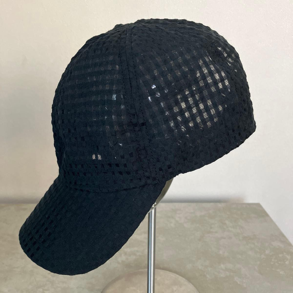 ANTEPRIMA黒いレースキャップ 新品 ANTEPRIMA レースキャップ 黒 レディースキャップ