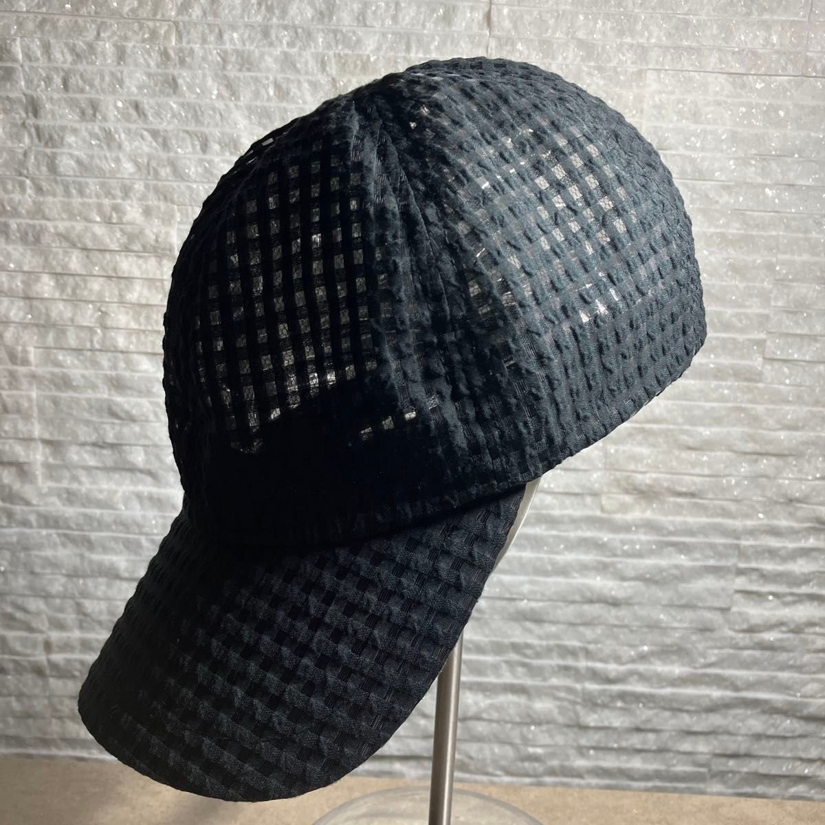 ANTEPRIMA黒いレースキャップ 新品 ANTEPRIMA レースキャップ 黒 レディースキャップ