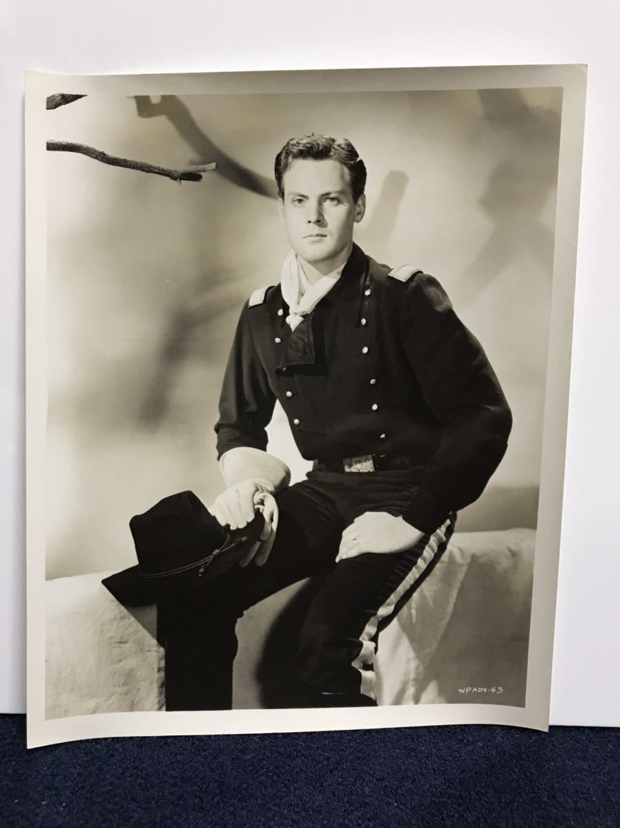 俳優『ジョン・エイガー/John Agar』　西部劇『アパッチ砦/Fort Apache』1948年公開　スチール写真　六切りサイズ_画像1