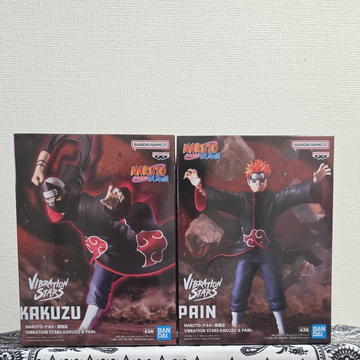 ナルト 疾風伝 バイブレーションスターズ 角都 ペイン フィギュア 2種 NARUTO-ナルト-疾風伝 フィギュア VIBRATION STARS ペイン 角都