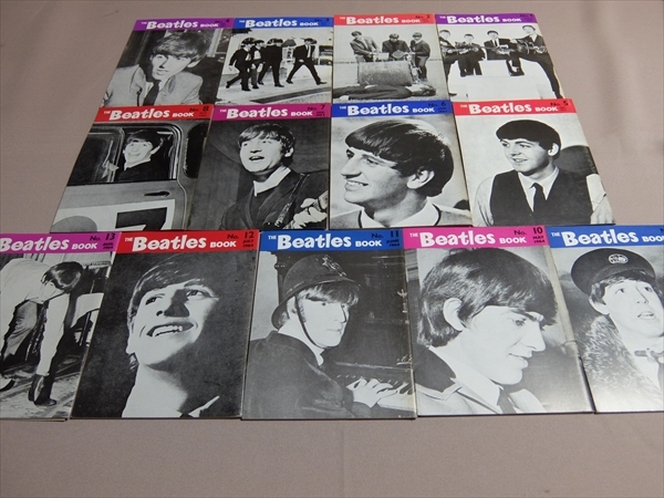 【英語】 The Beatles Monthly Book 13冊セット (No.1-No.13 / 1963年8月-1964年8月) 全冊日本語版付属 / ビートルズ マンスリーブック_画像1