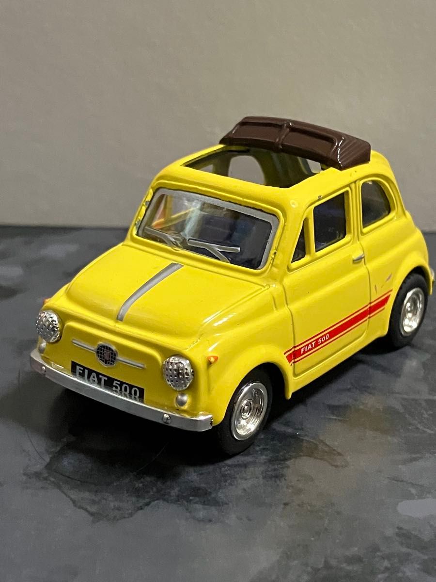 1/43 フィアット 500 ディーラー品 ミニカー カラーサンプル イエロー フィアット500 プルバックカー ミニカー イエロー①|Yahoo
