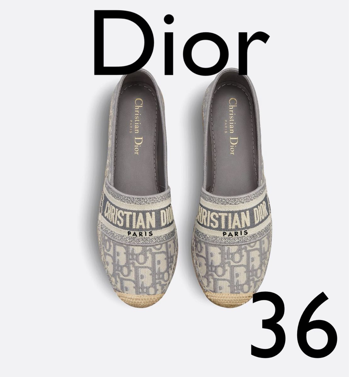 【日本未入荷アイテム★】Dior Granville エスパドリーユ Christian Dior スリッポン Granville エスパドリーユ|Yahoo