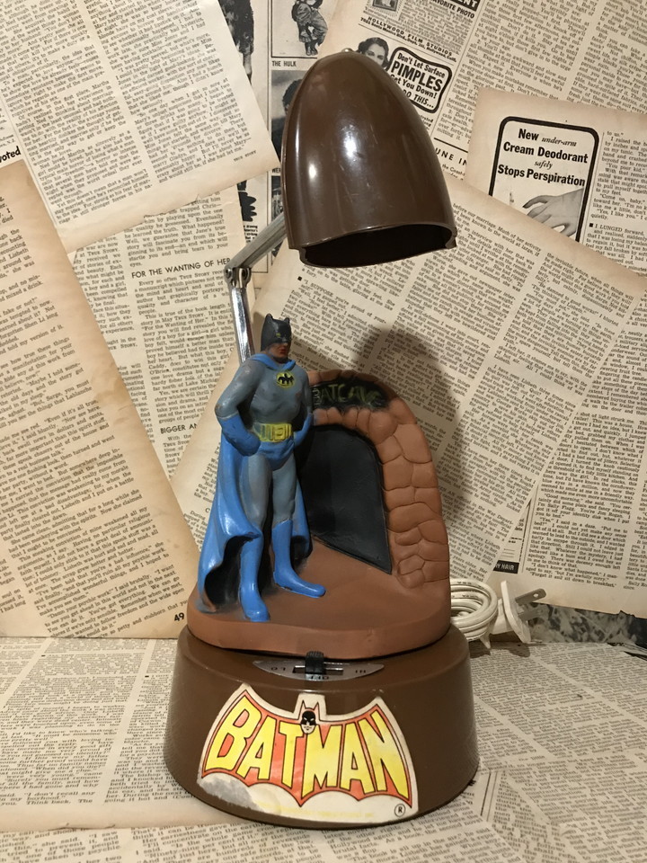 ☆1970年代/BATMAN/バットマン/デスクランプ/ビンテージ即決USAレア