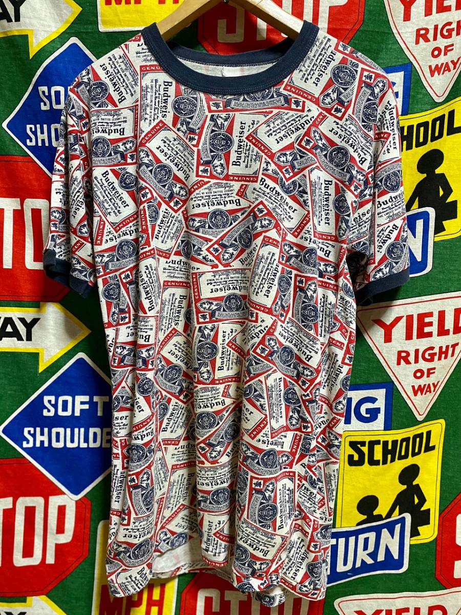 ☆インパクト大な1枚☆Made in USA製アメリカ製ビンテージBudweiser
