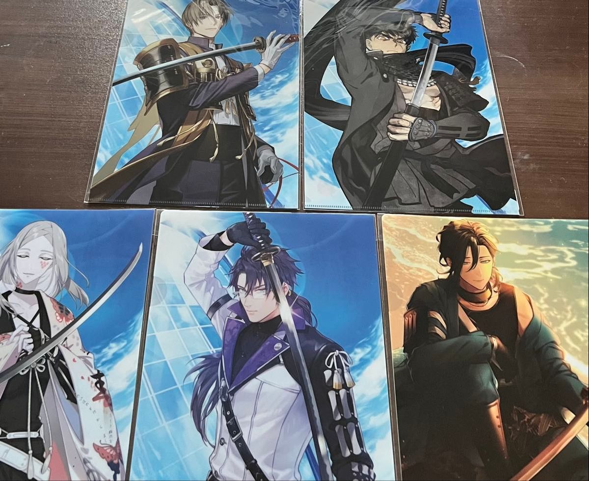【新品】刀剣乱舞 ・福岡市博物館特別展「侍」クリアファイル7枚セット+オマケ1枚 限定 新品未開封 コンプリート 刀剣乱舞 クリアファイル 全種類