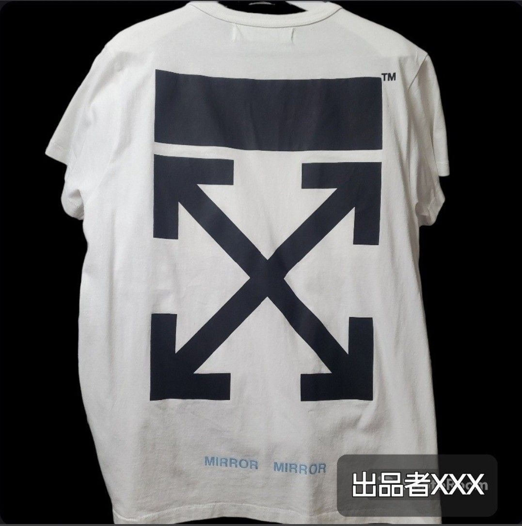 Off-White オフホワイト クロップドTシャツ 半袖 関税送料無料 前回出品売り切れにより商品変更 Off-white レア オフホワイト T