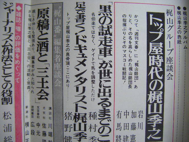 昭和50年7月　梶山利之の世界　追悼号『別冊新評』別冊新評社_画像6