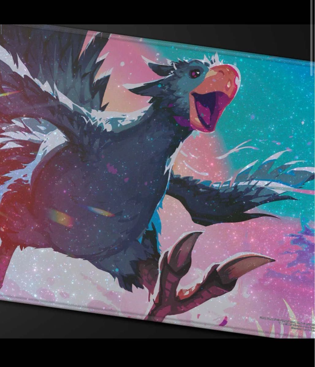 MTG FFコラボ ウルトラプロ プレイマット 黒チョコボ MTG「チョコボ 黒チョコボ プレイマット」新品 未開封