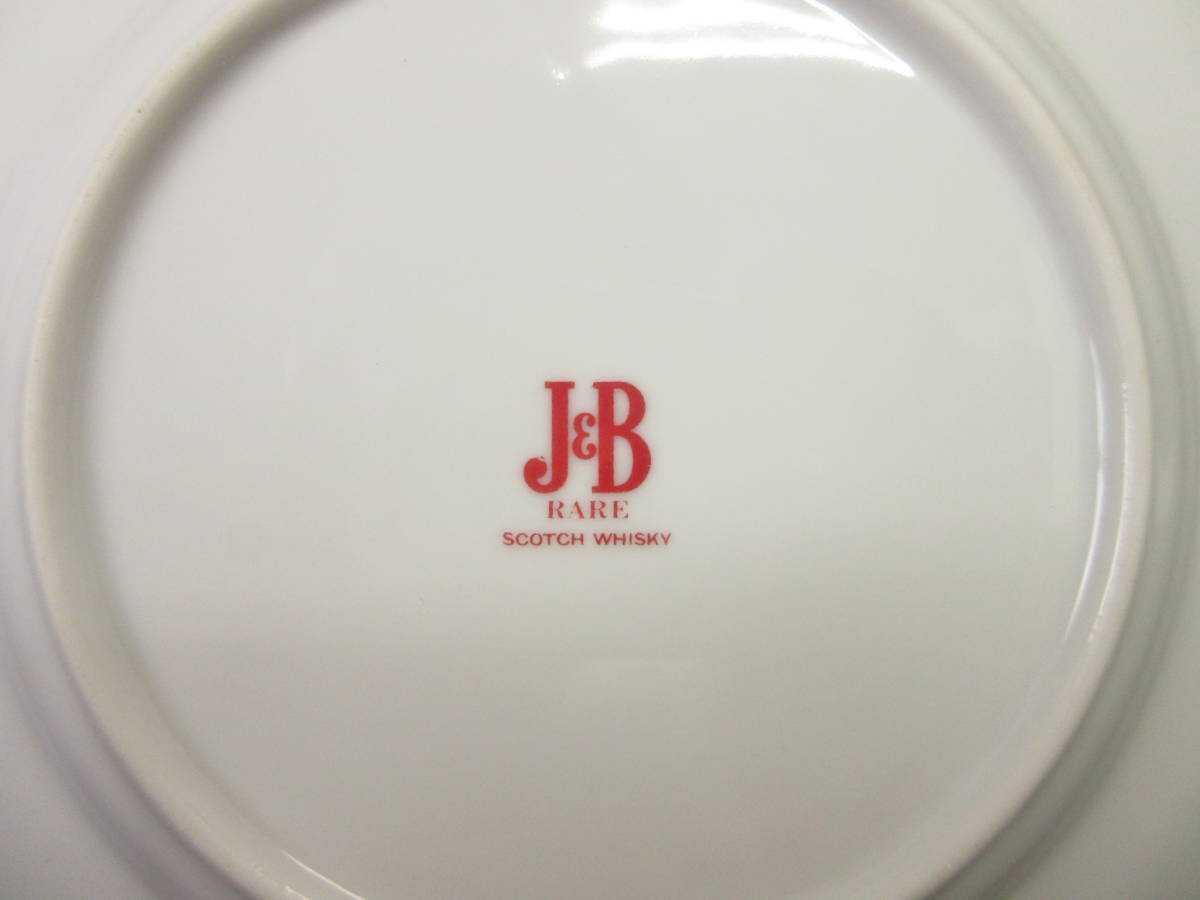 《未使用》 J&B：飾り皿6枚セット 紋章入り記念プレート ノベルティグッズ 直径：19.5cm 洋食器 アンティーク・インテリア_画像7