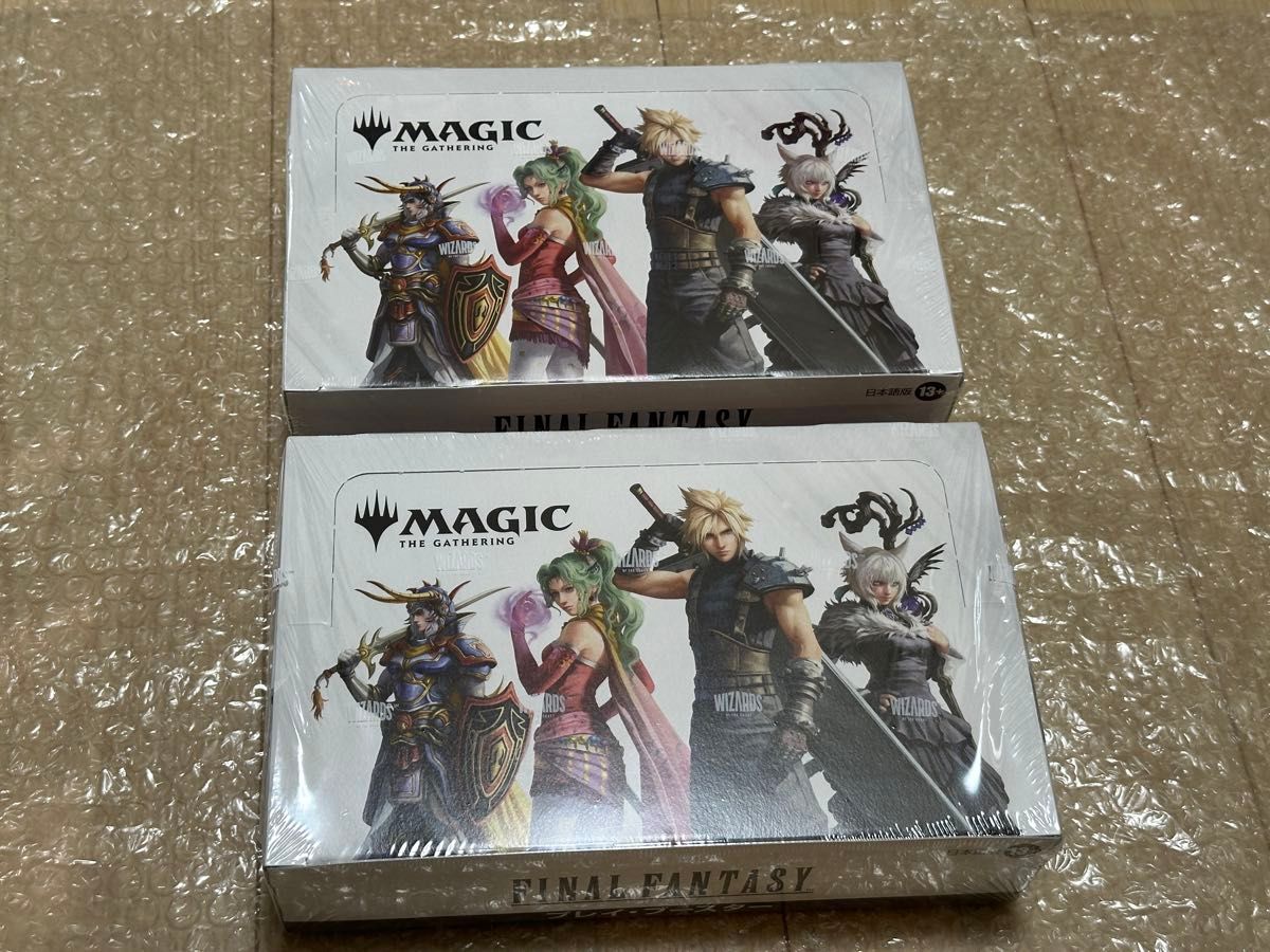 MTGファイナルファンタジー プレイ・ブースター 2box プロモ付き 未開封 シュリンク付き 2BOX MTG ファイナルファンタジー 日本語