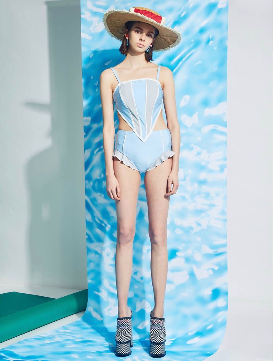 Paypayフリマ 水着 パメオポーズ フリーサイズ 水色 体型カバー ビキニ モノキニ Paypayフリマ 水着 パメオポーズ フリーサイズ 水色 体型カバー ビキニ モノキニ