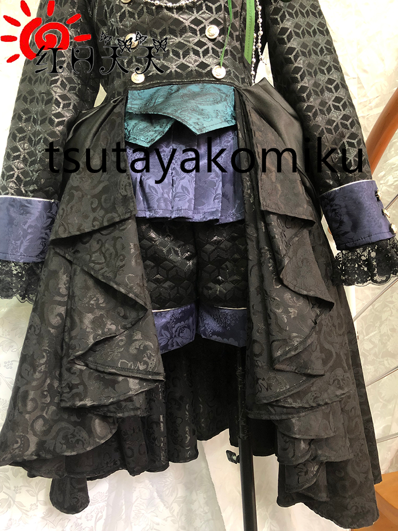 高品質 実物撮影◇◇ コスプレ衣装 黒執事 シエル 黒バラの 高品質 実物撮影◇◇ コスプレ衣装 黒執事 シエル 黒バラの