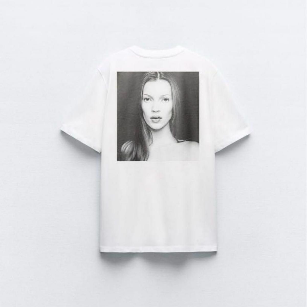 【ZARA×Kate Moss】スーピマコットンTシャツ 0264/010/807 ZARA ケイトモス Tシャツ Mサイズ KATE MOSS ホワイト 白|Yahoo