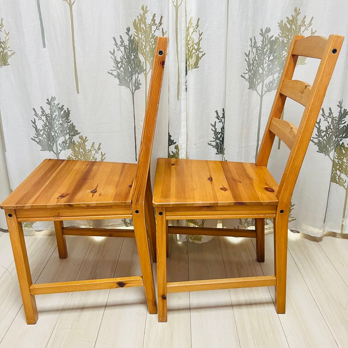 【良品】IKEA JOKKMOKK ダイニングチェア 2脚セット IKEA イケア JOKKMOKK ヨックモック チェア 椅子 2脚まとめ