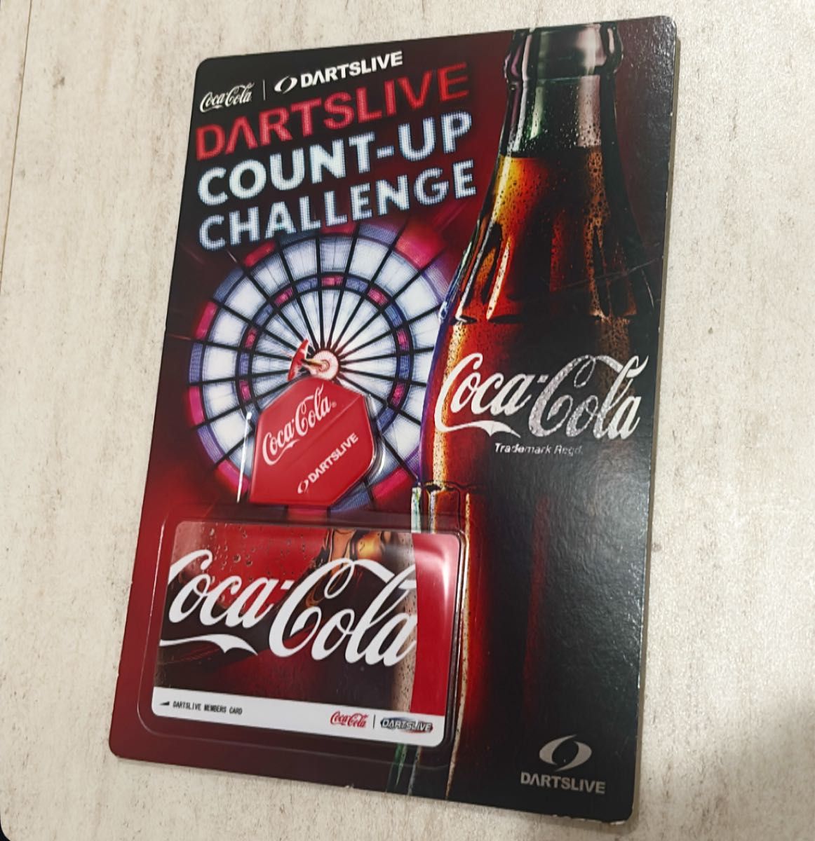 ダーツライブ コカコーラコラボカード 未開封品【限定】コカ・コーラ ダーツライブカード Coca-Cola